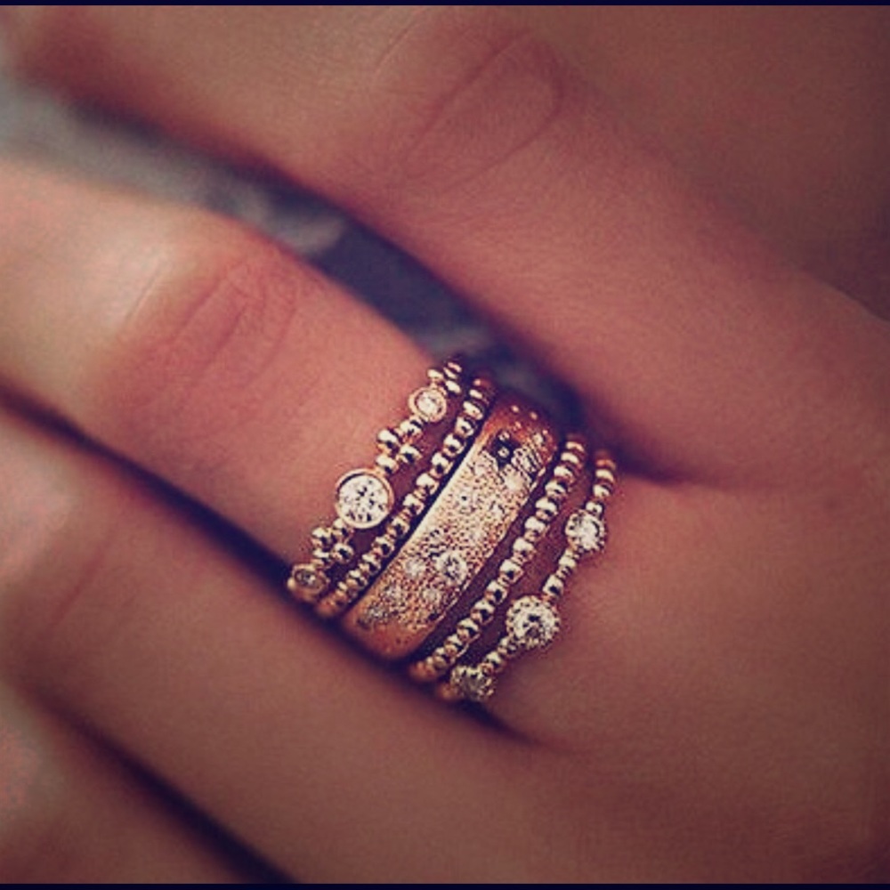 Boho Tier Stacking Rings
